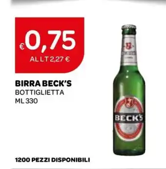 Ekom BIRRA BECK'S BOTTIGLIETTA ML 330 offerta