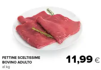 Tigre FETTINE SCELTISSIME BOVINO ADULTO al kg offerta