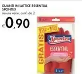 Céréal Spontex Guanti In Lattice Essential offerta