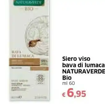 Naturaverde Bio Siero Viso Bava Di Lumaca 60 Ml