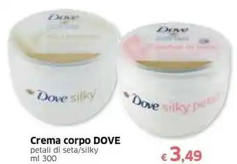 Dove Silky 300ml Crema Per Il Corpo