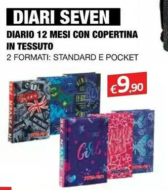 Céréal Seven Diario 12 Mesi Con Copertina In Tessuto offerta