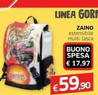 Gormiti 19 Zaino Estensibile Multi
