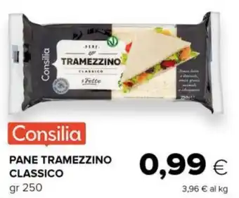 Tigre PANE TRAMEZZINO CLASSICO gr 250 offerta