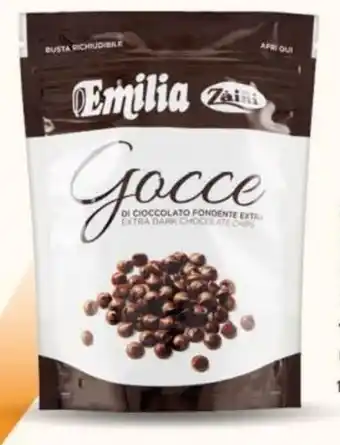 Tigre GOCCE DI CIOCCOLATO FONDENTE EXTRA EMILIA ZAINI gr 200 offerta