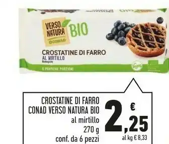 Crostatine Di Farro Al Mirtillo