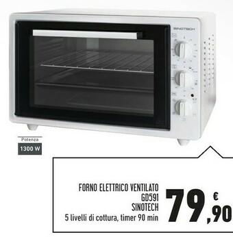 DCG Forno Elettrico Ventilato MBS45 offerta di Fiducia \u0026 Convenienza