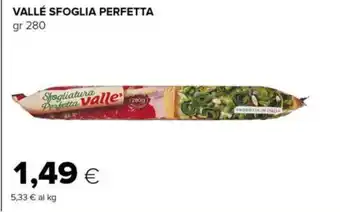 Tigre VALLÉ SFOGLIA PERFETTA gr 280 offerta