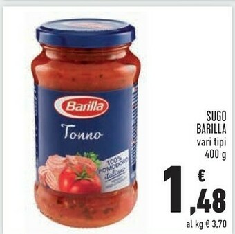 Céréal Barilla Sugo Arrabbiata 400 G(ml) offerta