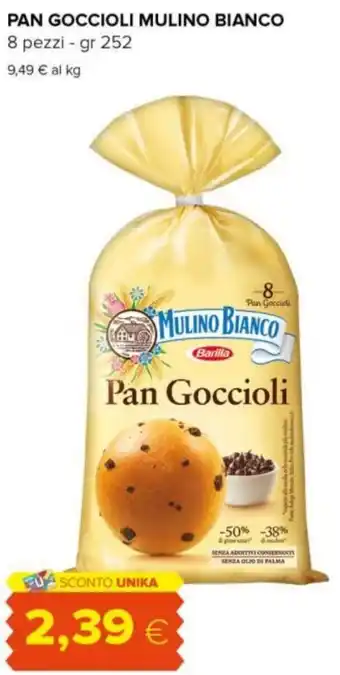 Tigre PAN GOCCIOLI MULINO BIANCO 8 pezzi - gr 252 offerta