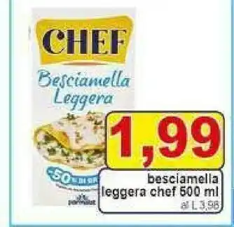 Gros Parmalat - Besciamella Leggera Chef 500 G(ml) offerta