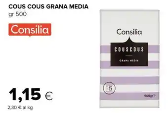 Tigre COUS COUS GRANA MEDIA gr 500 offerta