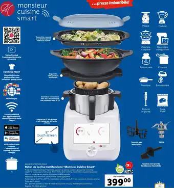 Lidl SILVERCREST KITCHEN TOOLS Robot da cucina multifunzione “Monsieur Cuisine Smart" offerta
