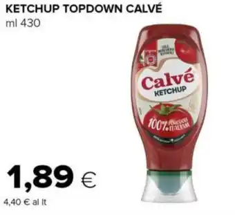 Tigre KETCHUP TOPDOWN CALVÉ ml 430 offerta