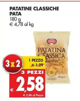 Snack Pata - Patatina Classica 180 G(ml)