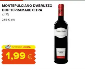 MONTEPULCIANO D'ABRUZZO DOP TERRAMARE CITRA cl 75