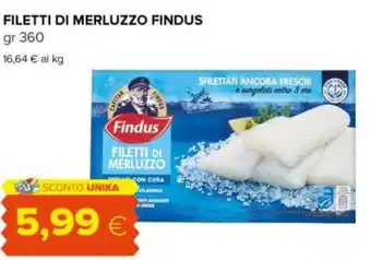 Tigre FILETTI DI MERLUZZO FINDUS gr 360 offerta