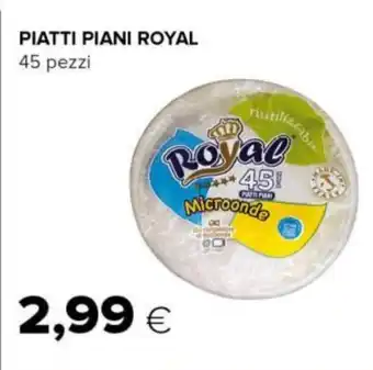 Tigre PIATTI PIANI ROYAL 45 pezzi offerta
