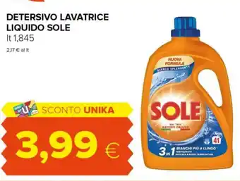Tigre DETERSIVO LAVATRICE LIQUIDO SOLE lt 1,845 offerta