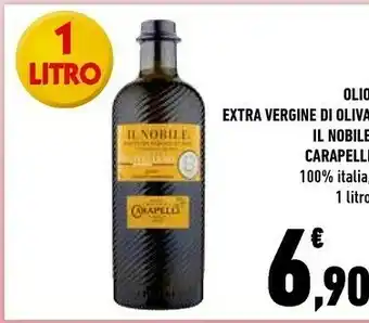 Carapelli Olio Extra Vergine Di Oliva Il Nobile 100% Italiano