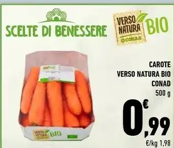 Céréal Conad - Carote Verso Natura Bio 500 G(ml) offerta