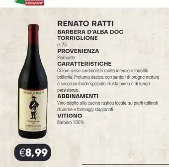 Renato Ratti Barbera D'alba Torriglione