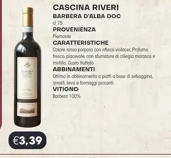 Cascina Riveri Barbera D'Alba