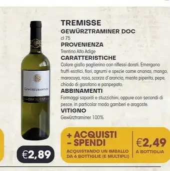 Tremisse Gewurztraminer Doc