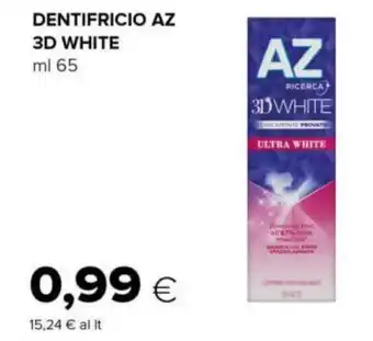 Tigre DENTIFRICIO AZ 3D WHITE offerta