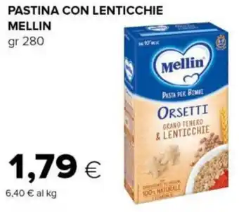 Tigre PASTINA CON LENTICCHIE MELLIN gr 280 offerta