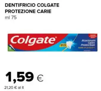 Tigre DENTIFRICIO COLGATE PROTEZIONE CARIE ml 75 offerta