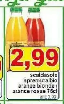 Gros Scaldasole Spremuta Bio Arance Bionde offerta
