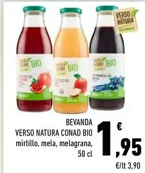 Céréal Conad Bio Bevanda Verso Natura offerta