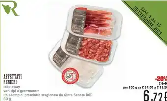 Renieri Affettati Prosciutto Stagionato Da Cinta Senese DOP