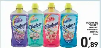 Céréal Fabuloso Detergente Pavimenti offerta