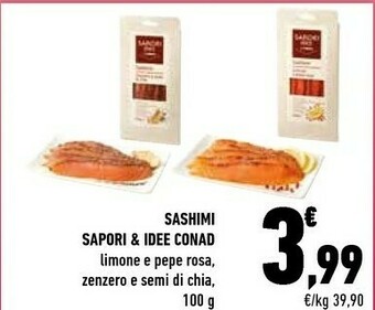 Céréal Conad Sapori & Idee Sashimi Limone E Pepe Rosa offerta