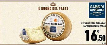 Céréal Conad Sapori Dintorni Pecorino Fiore Sardo Dop offerta