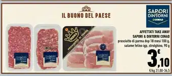 Céréal Conad Sapori & Dintorni Affettati Take Away Prosciutto Di Parma DOP offerta