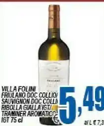DEM Le Forcelle - Sauvignon Friuli DOC 750 G(ml) offerta