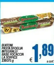 DEM Buitoni Focaccia La Soffice 375 G(ml) offerta
