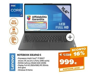 Lenovo Notebook Ideapad 5