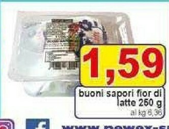 Gros Buoni sapori Fior Di Latte offerta