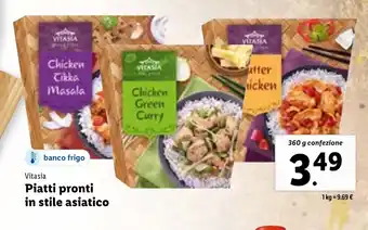 Lidl Vitasia Piatti pronti in stile asiatico 360 g confezione offerta