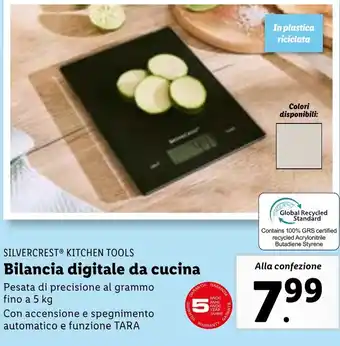 Lidl SILVERCREST KITCHEN TOOLS Bilancia digitale da cucina offerta