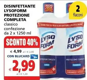 Lysoform Disinfettante Protezione Completa