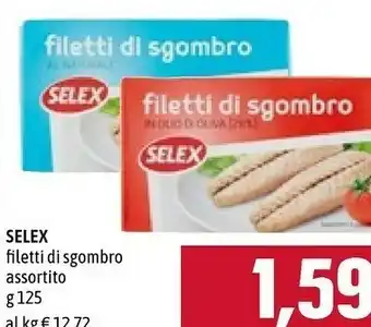 Céréal Selex Filetti Di Sgombro offerta