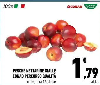 Céréal Conad Percorso Qualità Pesche Nettarine Gialle offerta