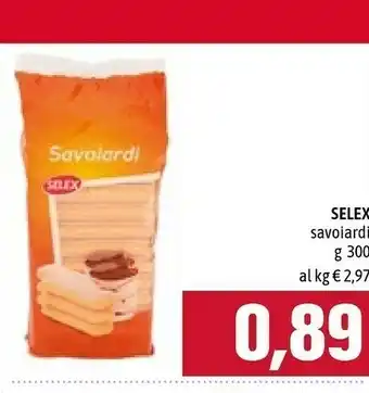 Céréal Selex Savoiardi 300 G(ml) offerta