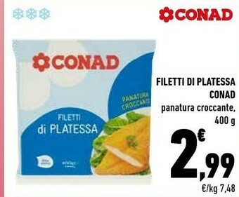 Céréal Conad - Filetti Di Platessa offerta