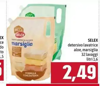Céréal Selex Detersivo Lavatrice Aloe offerta